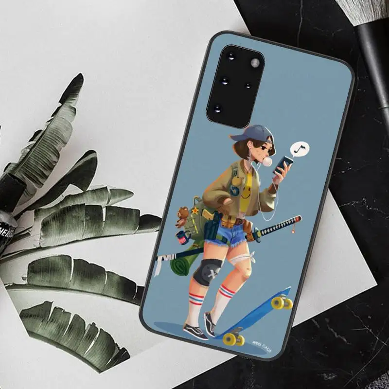 Модный спортивный чехол PENGHUWAN для телефона скейтборда Samsung S20 plus Ultra S6 S7 edge S8 S9 S10 5G |