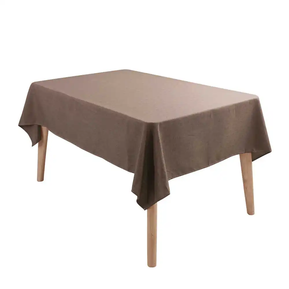 

Linen Oil proof Tablecloth Cotton Solid Color Hotel Picnic Table Rectangular Table Covers Home Dining Tea Table Decoration Lace
