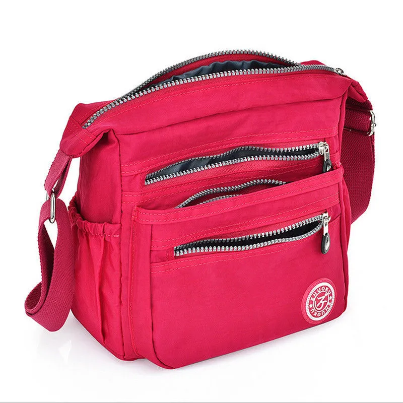 Новинка 2019 Женская нейлоновая сумка Женский кошелек на плечо мессенджер