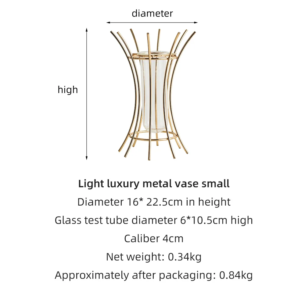 

Golden Metal Vase Home Vase Creative Home Living Room Flower Stand Decoration Home Decor Terrarium Decor Flower Pots Decorative