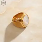 SOMMAR новейшие золотые Vermeil Размер 6 7 8 кольца на суставы для девочек ювелирные изделия на шею подарок для нее