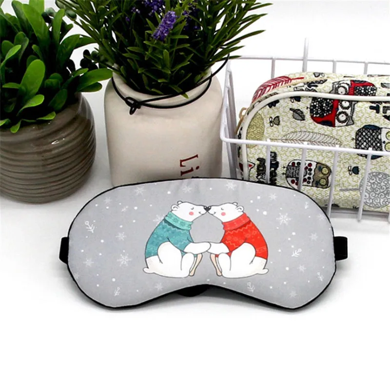 Маска для сна с милыми мультяшными животными новинка модные массажные