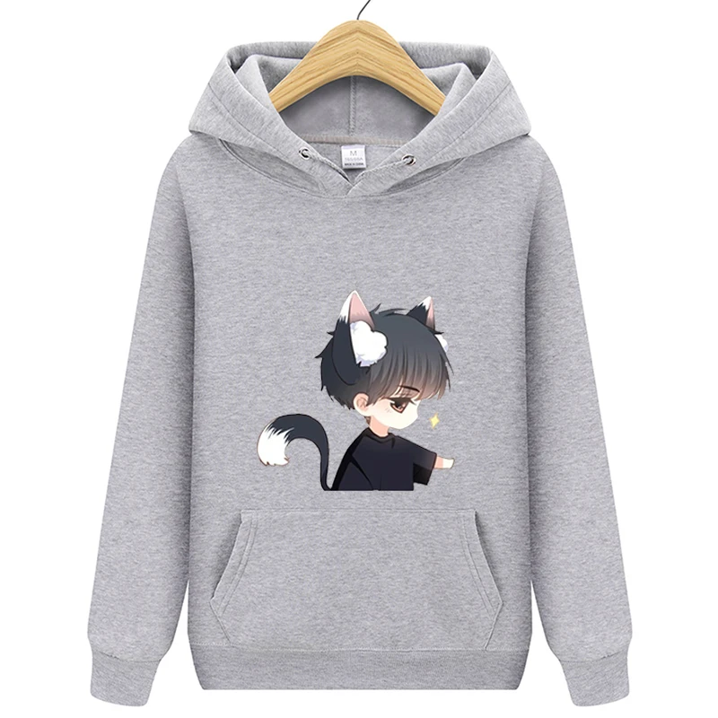 

Men's Essentials Casual Hoodie Loose Sweater Lettering Printing Oversized Fleece Hoodie Hip Hop Couple Sweater Street Wear