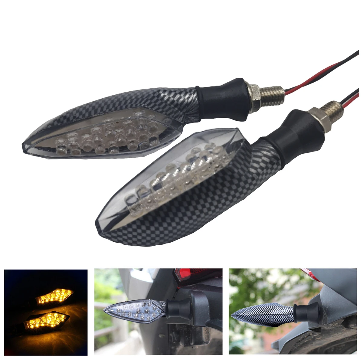 Universal Waterproofness 4 Pcs 16LEDs Motorbike Turn Signal Indicator Light Warning Lamp Strong Fit For Most Motorcycles | Автомобили и