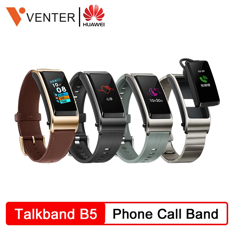 Оригинальный Huawei talkband B5 Talk Band Bluetooth браслет умный спортивный напульсники
