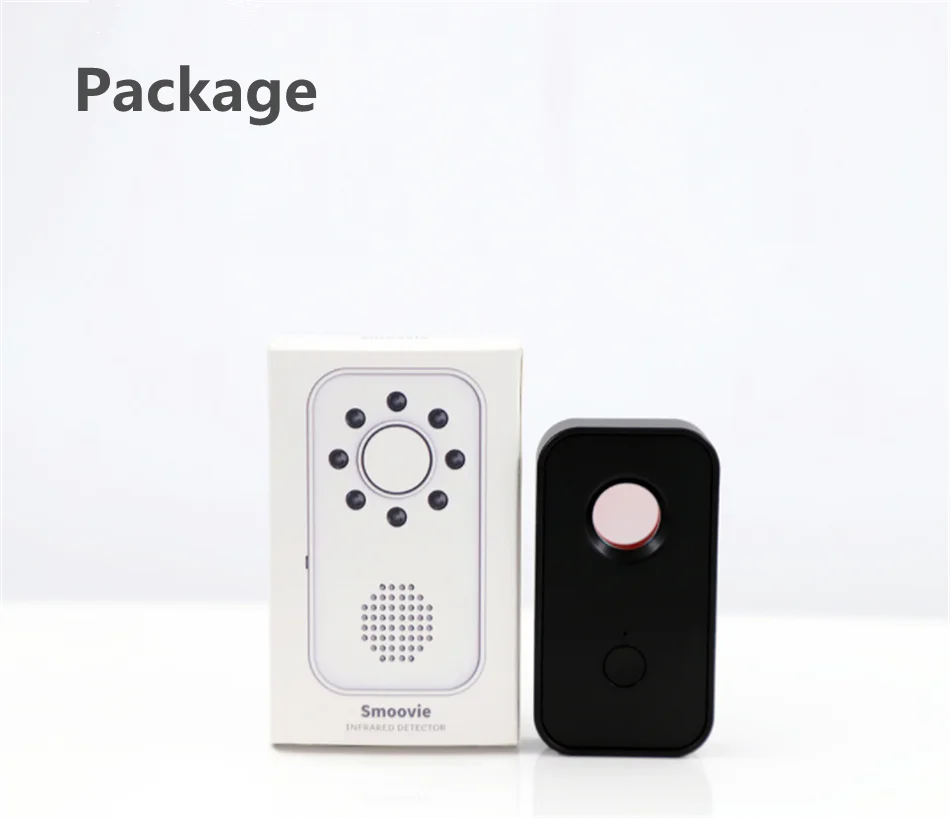 Многофункциональный инфракрасный детектор xiaomi Smoovie, камера с пинхолом, детектор, защита от потери, карманный размер, инфракрасный, безопасность для путешествий
