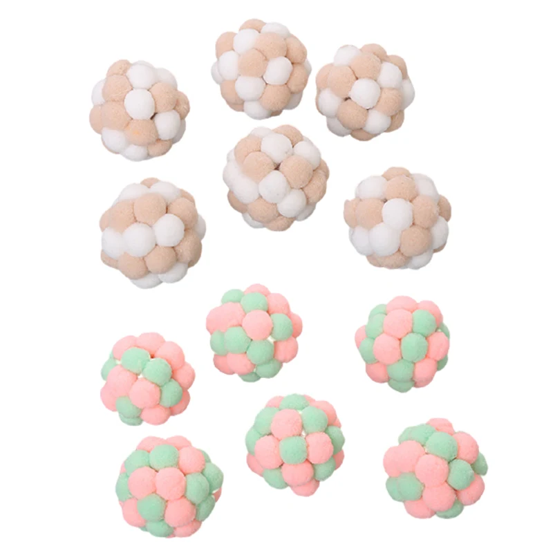 6 шт кошачьи игрушки товары для домашних животных кошек мягкие плюшевые со