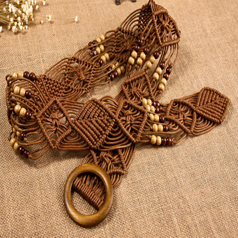 2019 новый модный брендовый пояс в богемном стиле для женщин женский Широкий