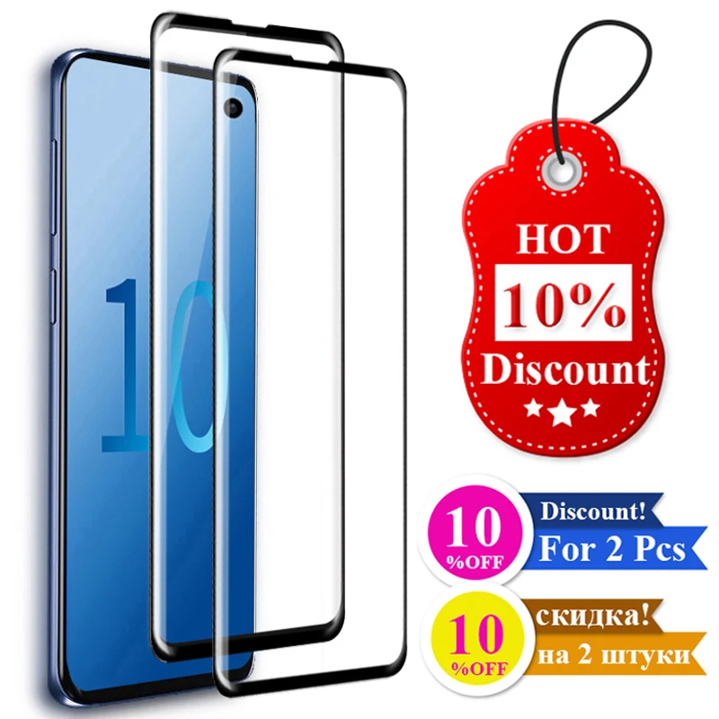 3D Защитное стекло для Samsung s10 plus s10e закаленное galaxy s 10 10e tremp samsun samsum galax s10lite cam