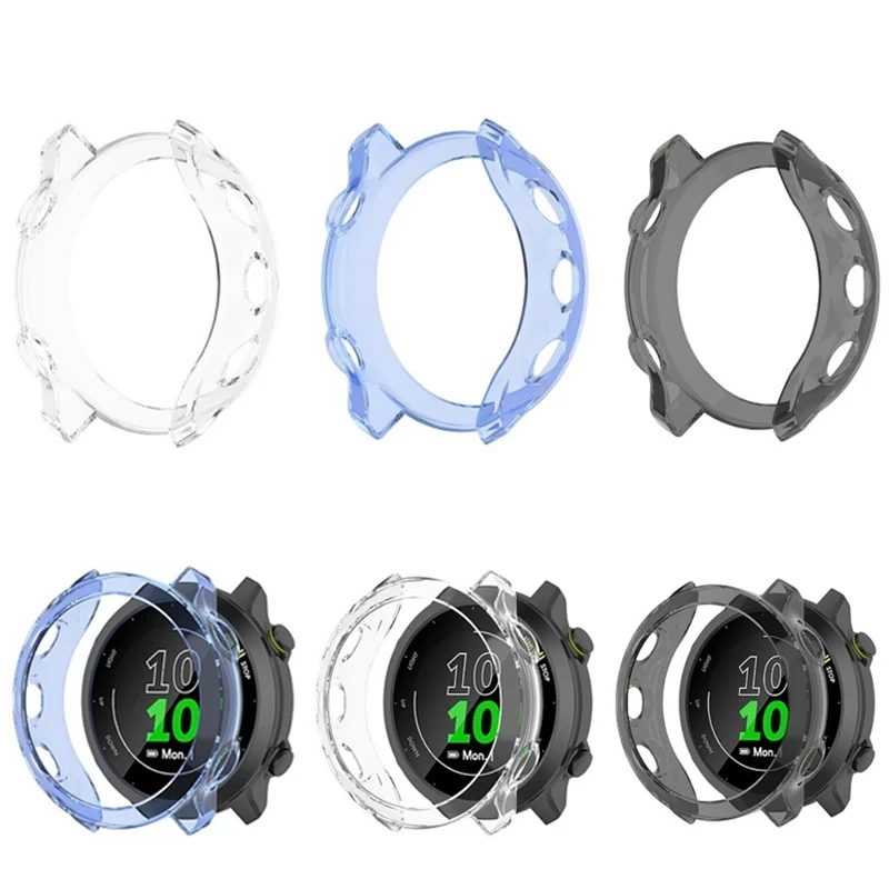 Защитный чехол BEHUA для часов Garmin Forerunner 55 защитный 158 мягкий бампер из ТПУ |