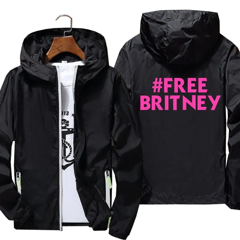

Free Britney, Britney Spears бесплатно, # freebritney genshin ударопрочная ветрозащитная куртка Светоотражающая Кожа солнце весна осень фирменная Куртка