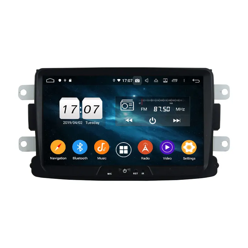 8 &quot1 Din Android 9 0 автомобильное радио ядер для RENAULT Duster 2014-2016 Deckless мультимедийный