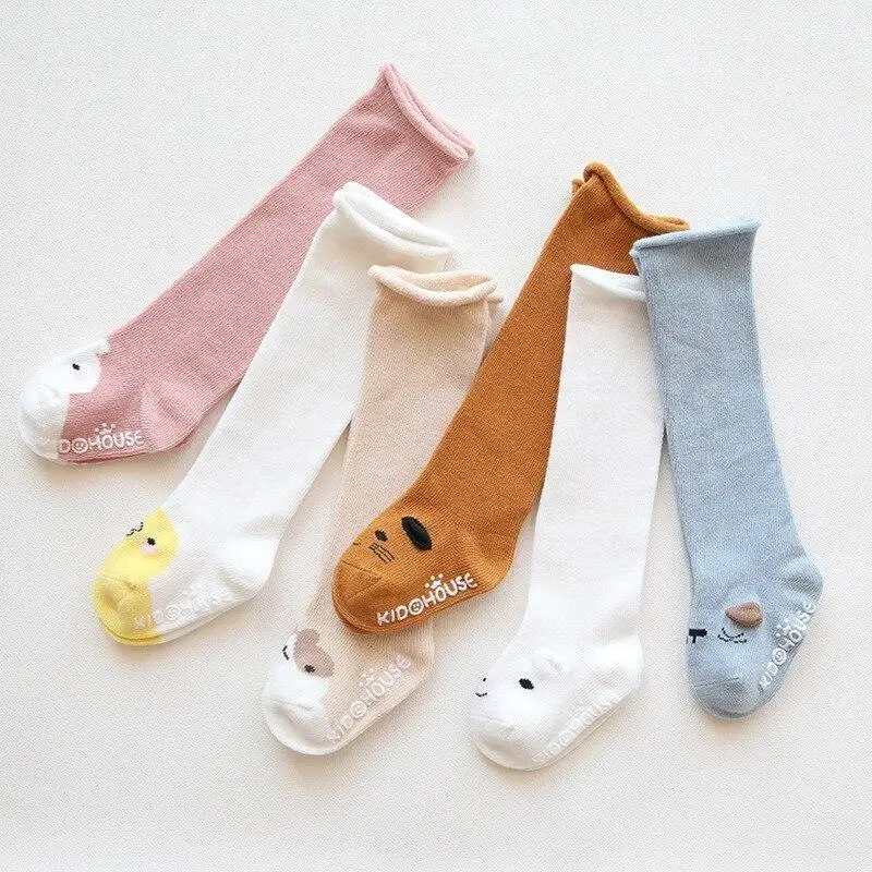 

Cartoon Animal Style Newborn Babies Cotton Socks for Boys Girls Unisex Socks Knee High Socks Leg Warmer Toddlers Long Socks