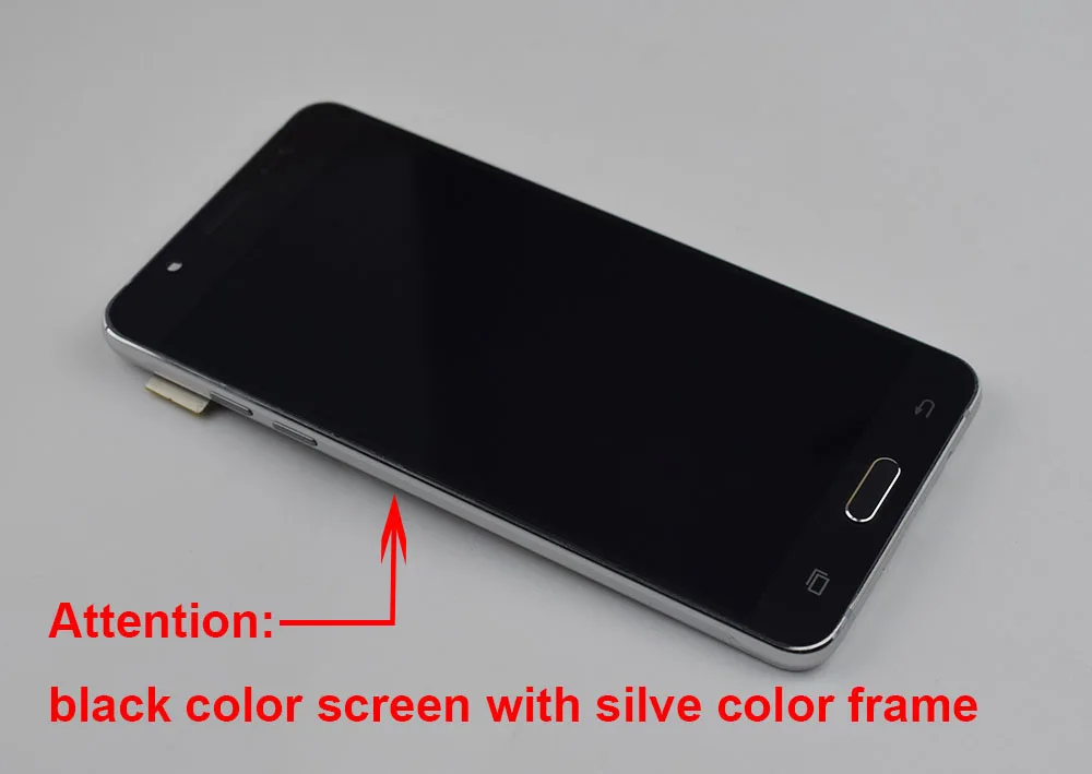 Регулируемый для samsung Galaxy J5 ЖК-экран J510 J510FN J510F J510G J510Y ЖК-дисплей кодирующий преобразователь сенсорного экрана в сборе рамка