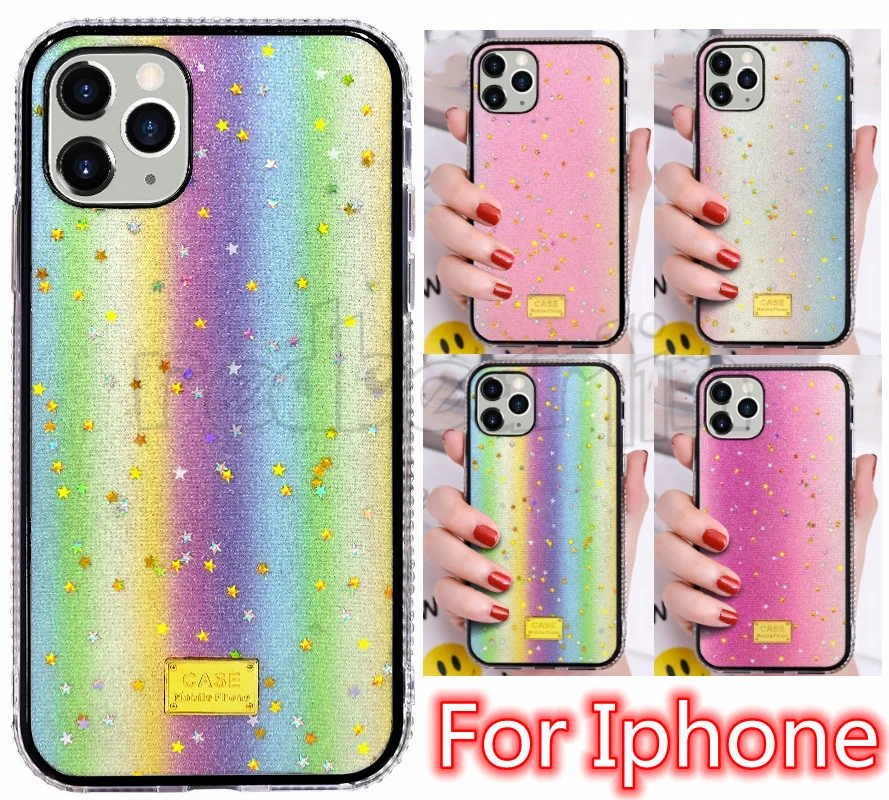 

Блестящий Роскошный чехол для iphone 11 12 pro 6 7 8 plus X XR XS MAX, 100 шт.