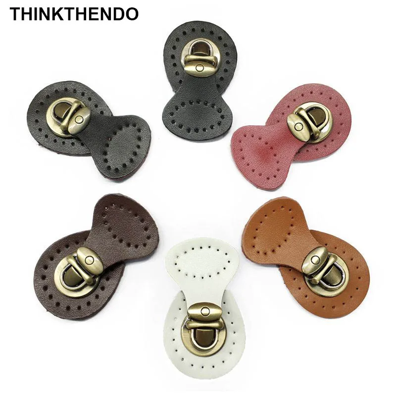 Artificial Leather Magnetic Button Lock Bag Snap Closure Buckle Clasp Fastener Replacement DIY Handbag Purse Sewing Accessories | Багаж и
