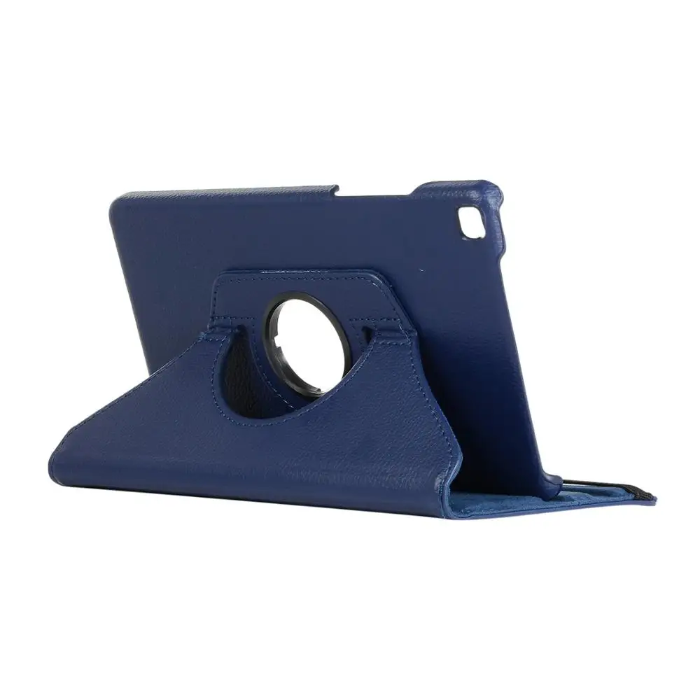 Dark Blue 360 градусов поворачивающийся кожаный чехол для Samsung Galaxy Tab A 8,0 чехол T290 T295 SM-T290 SM-T295 подставкой Coque Funda - Цвет: Dark Blue