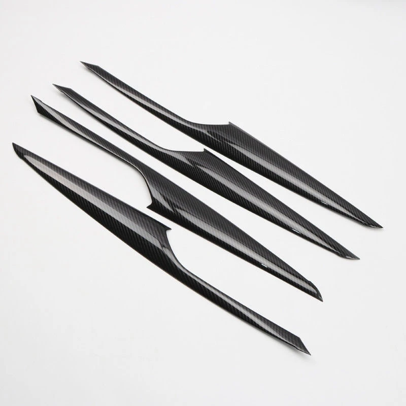 

Car-Styling ABS Inner Carbon Door Armrest Stripe Cover Trim 4PCS for -BMW X3 G01 25I/28I/30I 2018