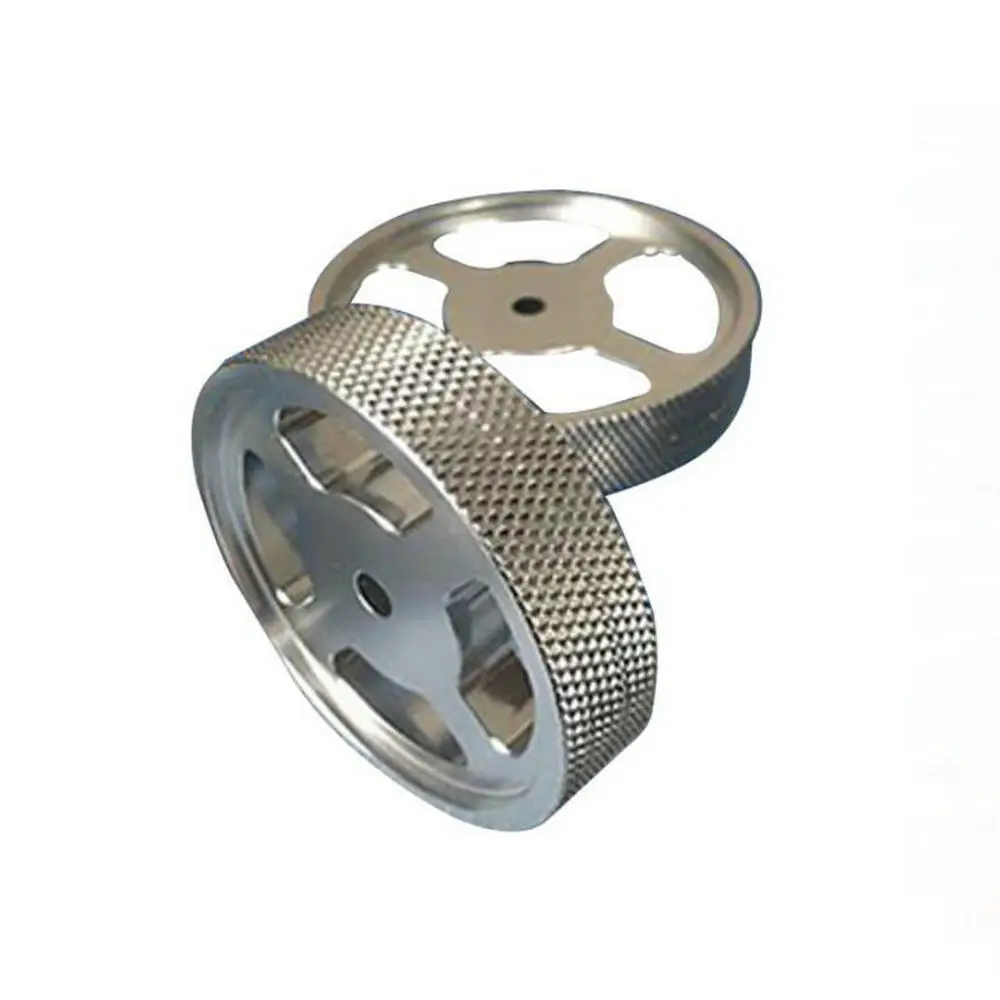 

2pcs 300mm circumference wear-resistant metal wheels for rotary encoder