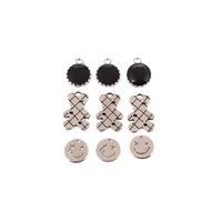 xuqian top seller 50pcs with alloy smiling face bear pendants for jewelry necklace making p0114