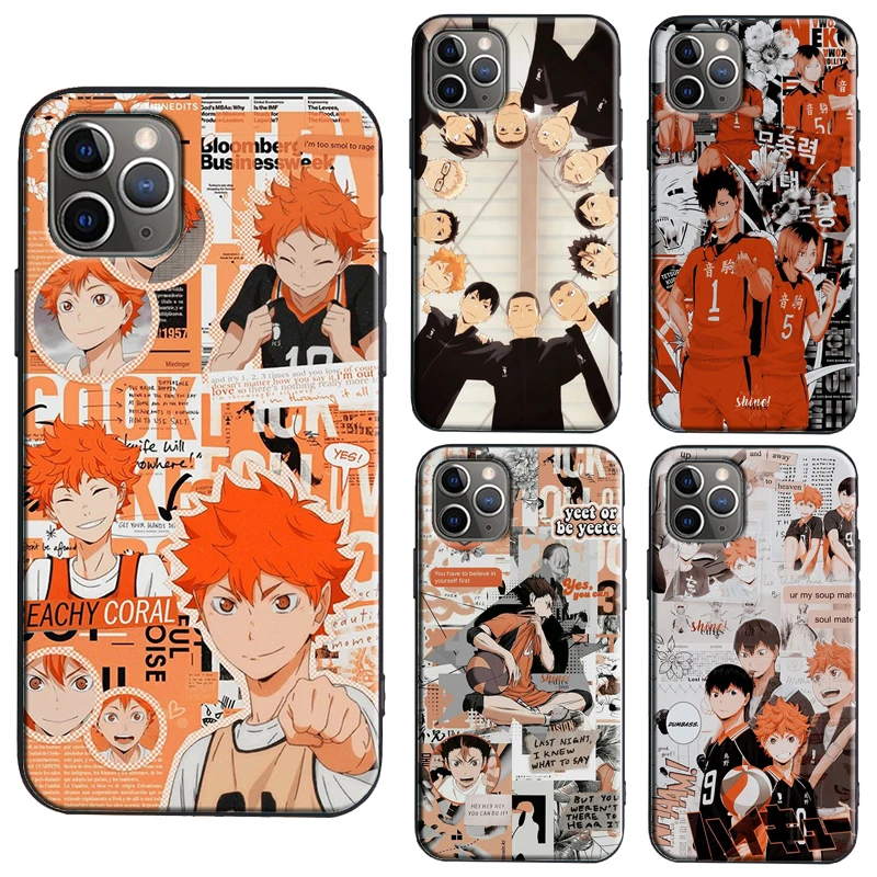 Haikyu 4 к верхней крышке чехол для телефона iPhone 11 12 Pro Max mini X XR XS 6S 8 7 Plus SE 2020 задняя