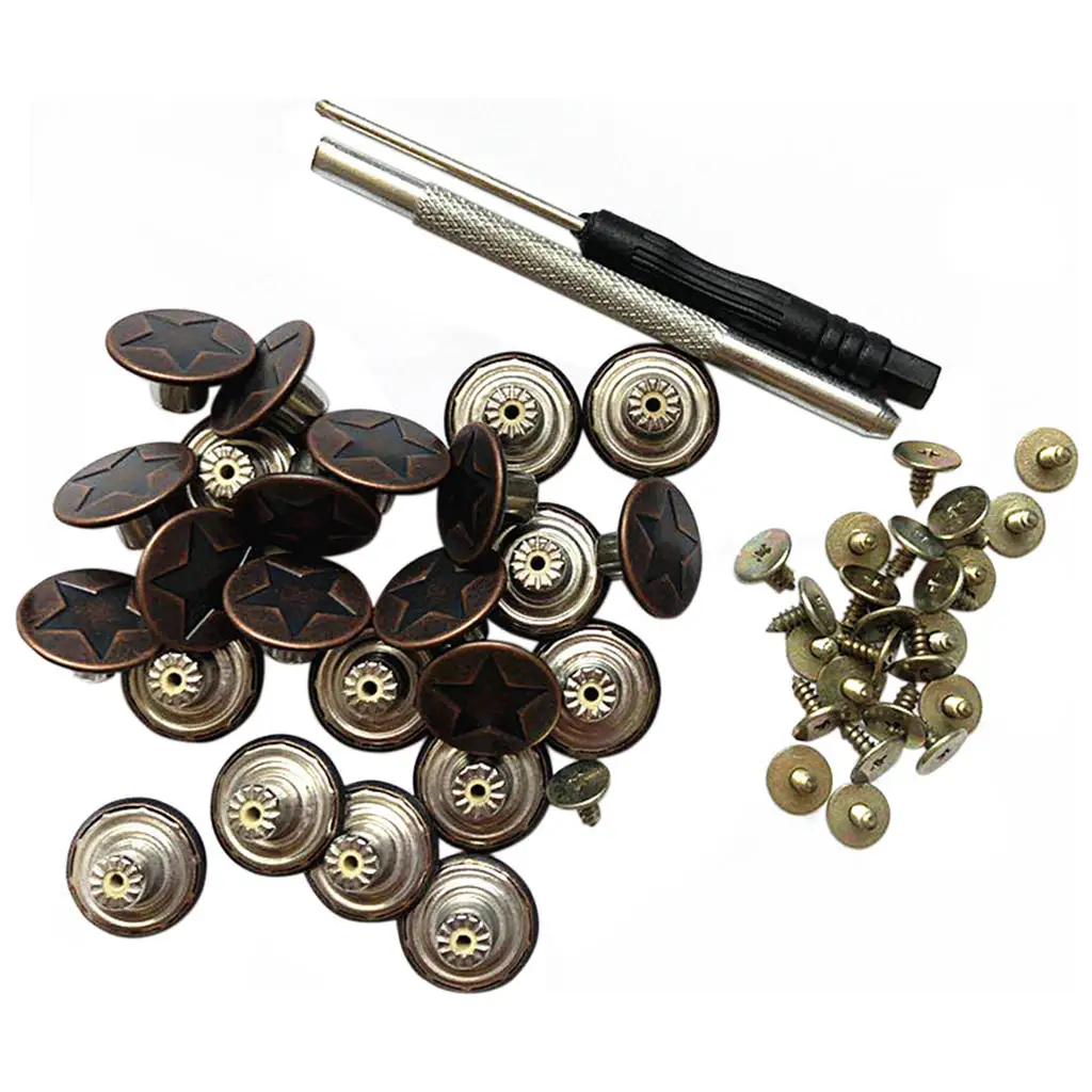 25 Set Jeans Buttons Clothing Jackets Denims Trousers 17mm Crafts Replacement Adjustable DIY for Sewing Repair Tool | Дом и сад