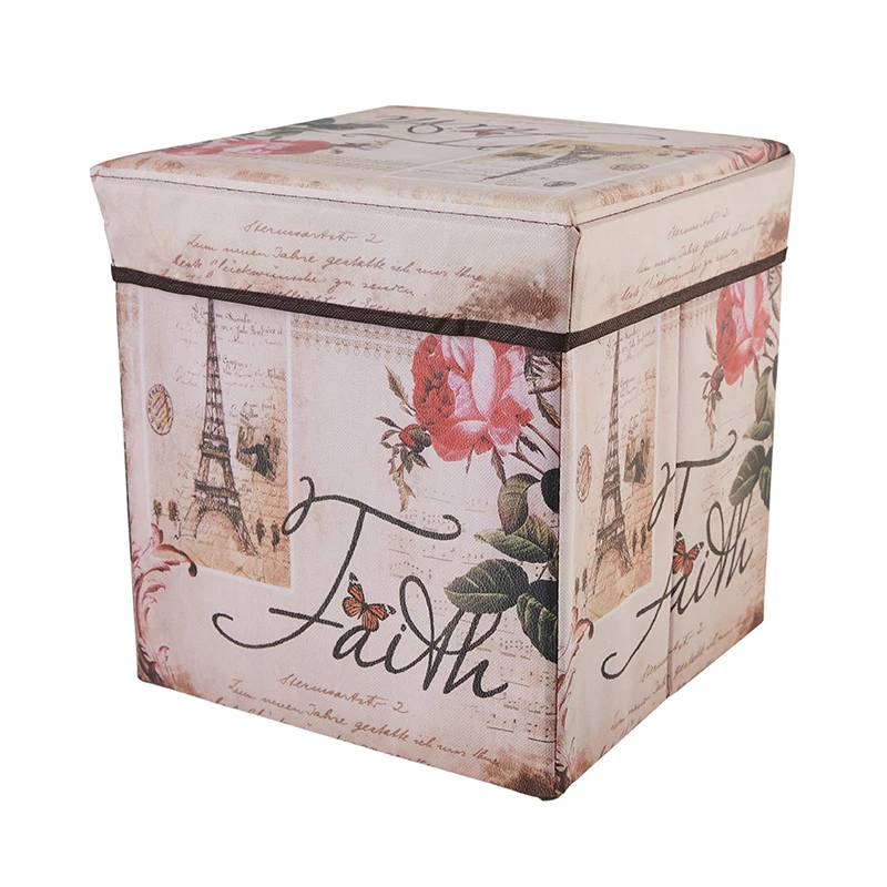 Многофункциональный табурет для хранения может сидеть на взрослых складной стул