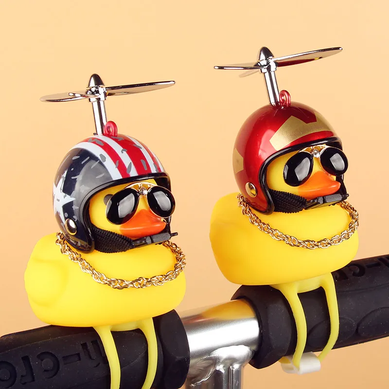 Стоящий велосипедный колокольчик &quotУтка&quot с светильник сломанный ветер