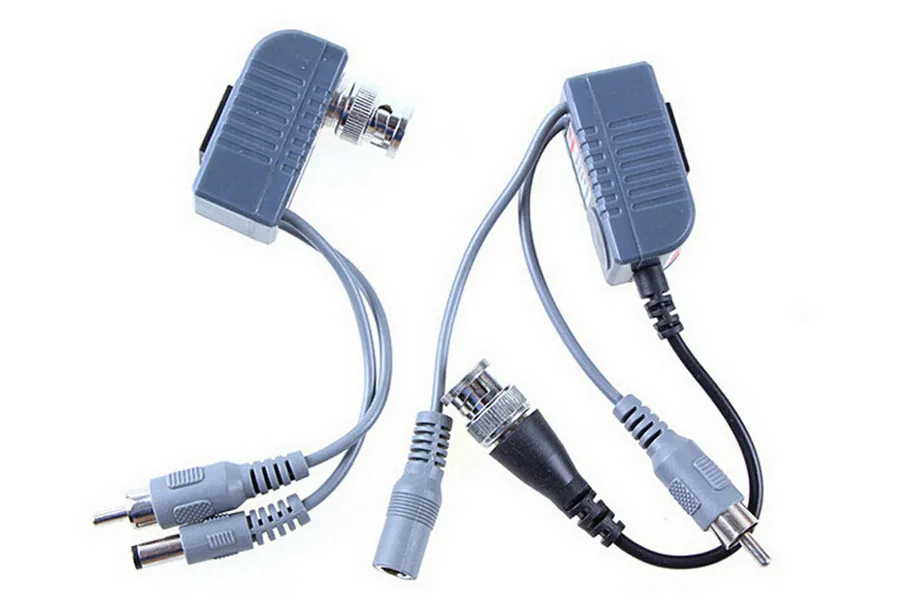 Горячая UTP CCTV BNC Видео балун Мощность Пассивный Rj45 POE мощность видео аудио 3 в 1