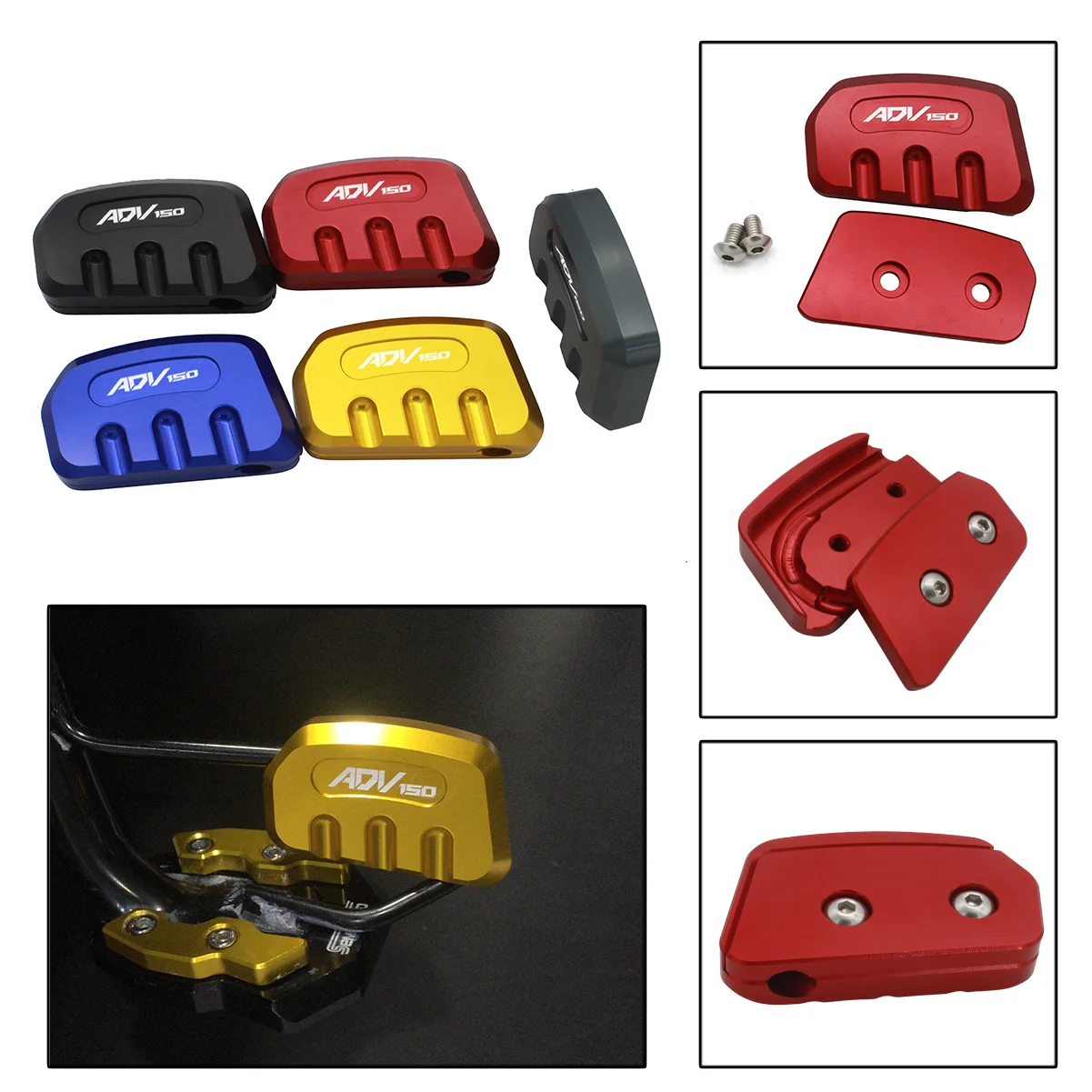 SEMSPEED логотип ADV150 подставки для Honda ADV 150 2019 2020 с ЧПУ подставка ног мотоцикла