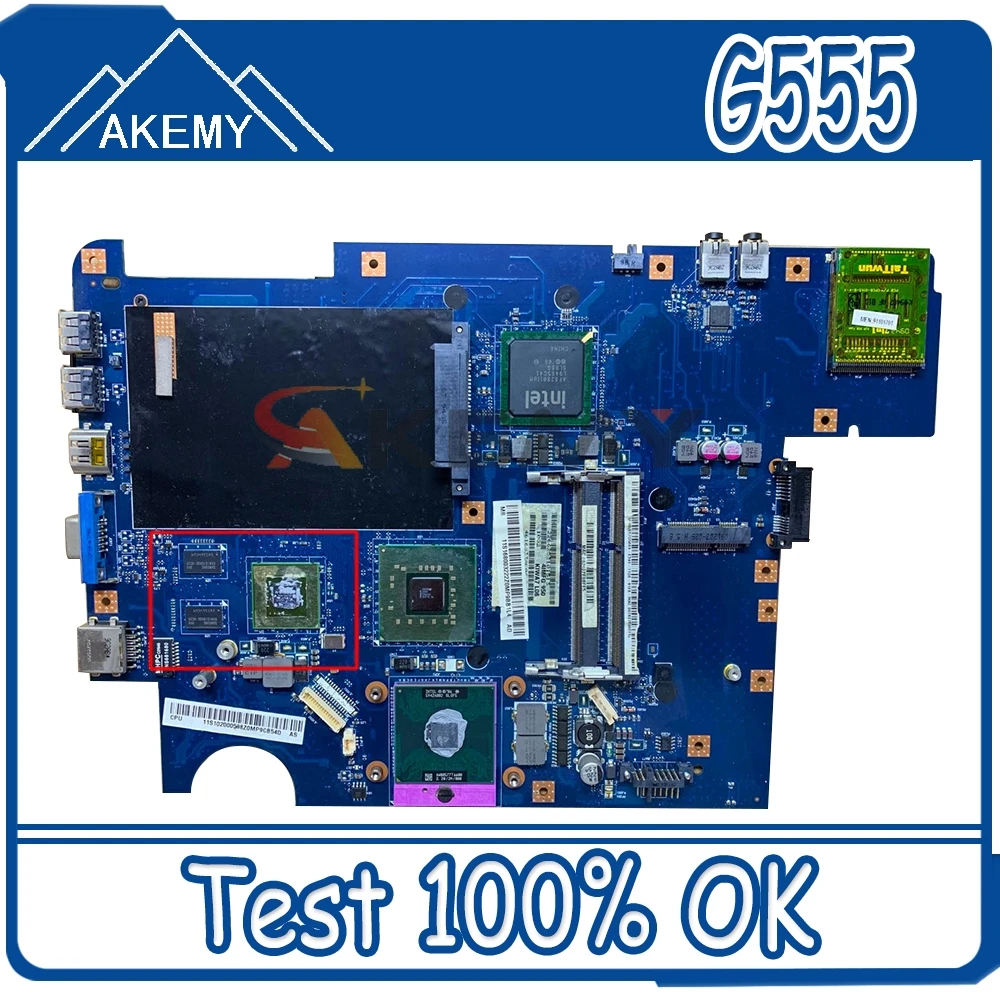 

Akemy материнская плата (Бесплатная радиатором + процессор) Обновление intel = Высокое Качество для lenovo G555 ноутбук материнская плата системная пл...