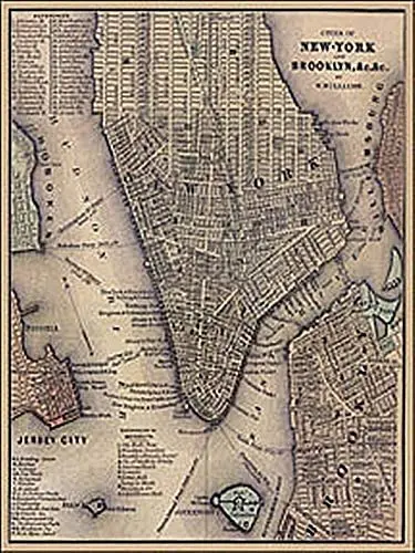 

SIGNCHAT New York Map Steel Sign Metal Sign Metal Sign Bar Pub Home Metal Poster Wall Art Decor Tin Sign 8X12 Inches
