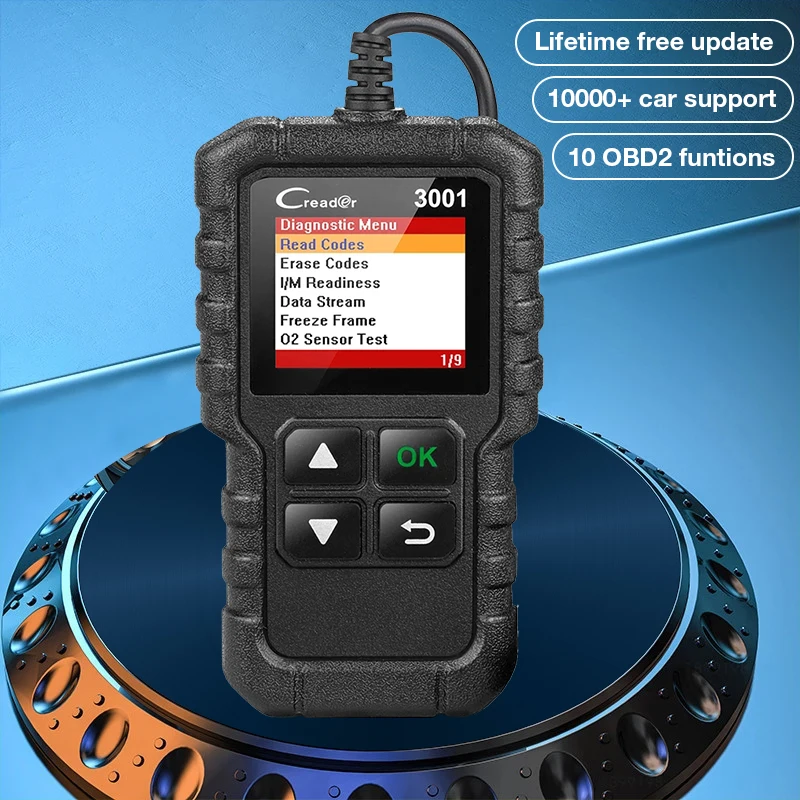 

LAUNCH X431 Creader 3001 Full OBD2 OBDII Code Reader Scan tool OBD 2 CR3001 Car Diagnostic tool PK AD310 NL100 OM123 Scanner