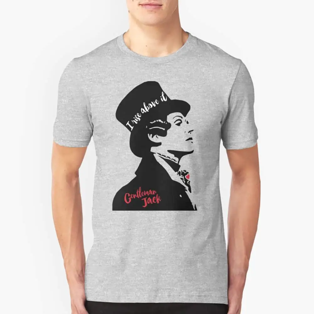 Джентльмен Джек I Rise выше It Slim Fit TShirtT Рубашка премиум, футболка, Толстовка для мужчин, женщин унисекс полный размер. Для мужчин с коротким