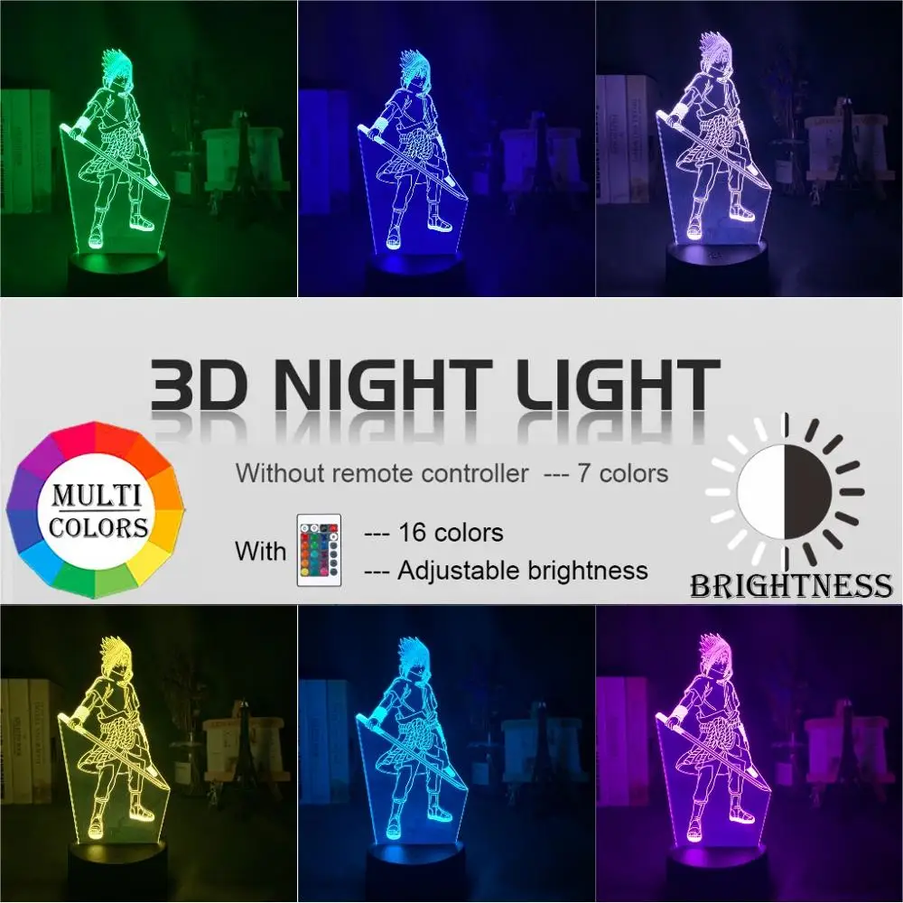 

3d Night Light Attack on Titan Mikasa Ackerman Figure Girl Nightlight for Dorm Room Decor Light Led Usb Battery Lamp Event Prize