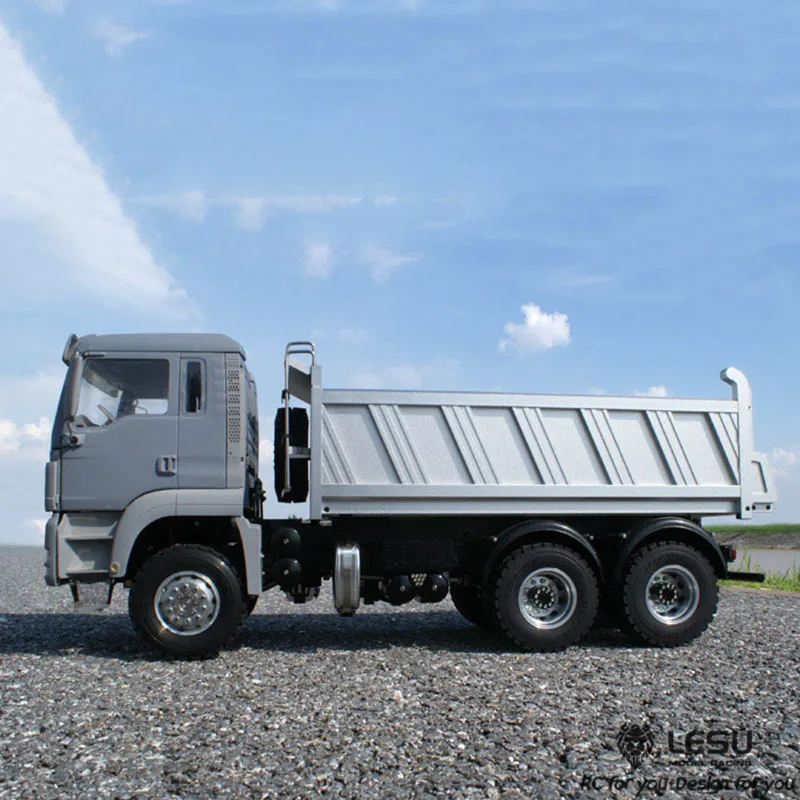 1/14 RC LESU MAN 6X6 гидравлический самосвал Металлическое шасси | Игрушки и хобби