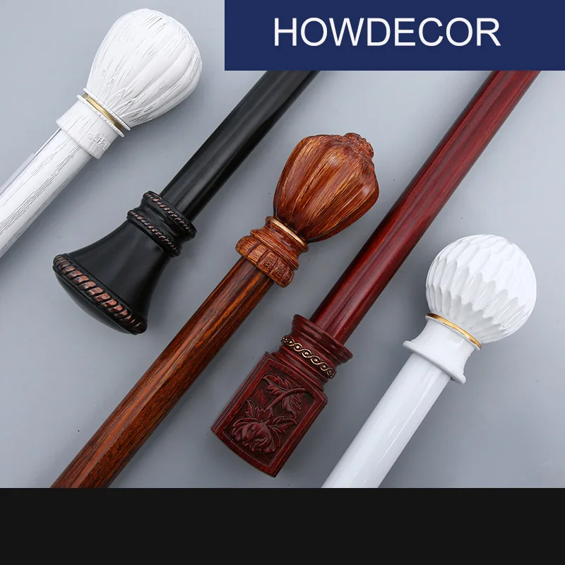 Толстая прочная римская штанга в современном скандинавском стиле с декоративной