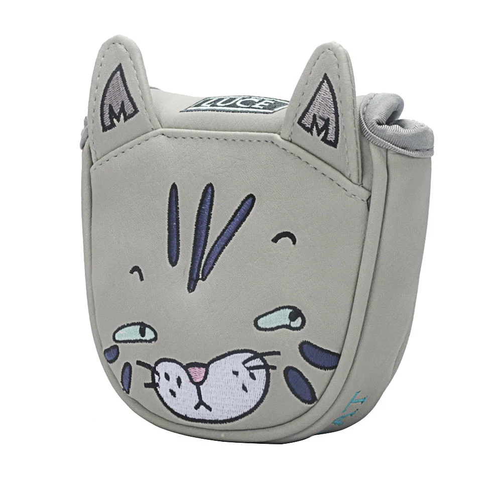 

Golf Putter Headcover Magnetic Closure for Center-shaft Club Cove Cartoon Cat Free Shipping