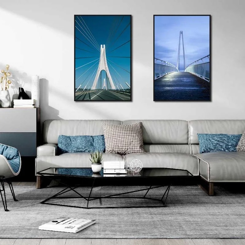 

Home Decoration Bridge Poster Canvas Painting Simplicity Home Wall Art Print Aisle Decoration for Home Living Room Office