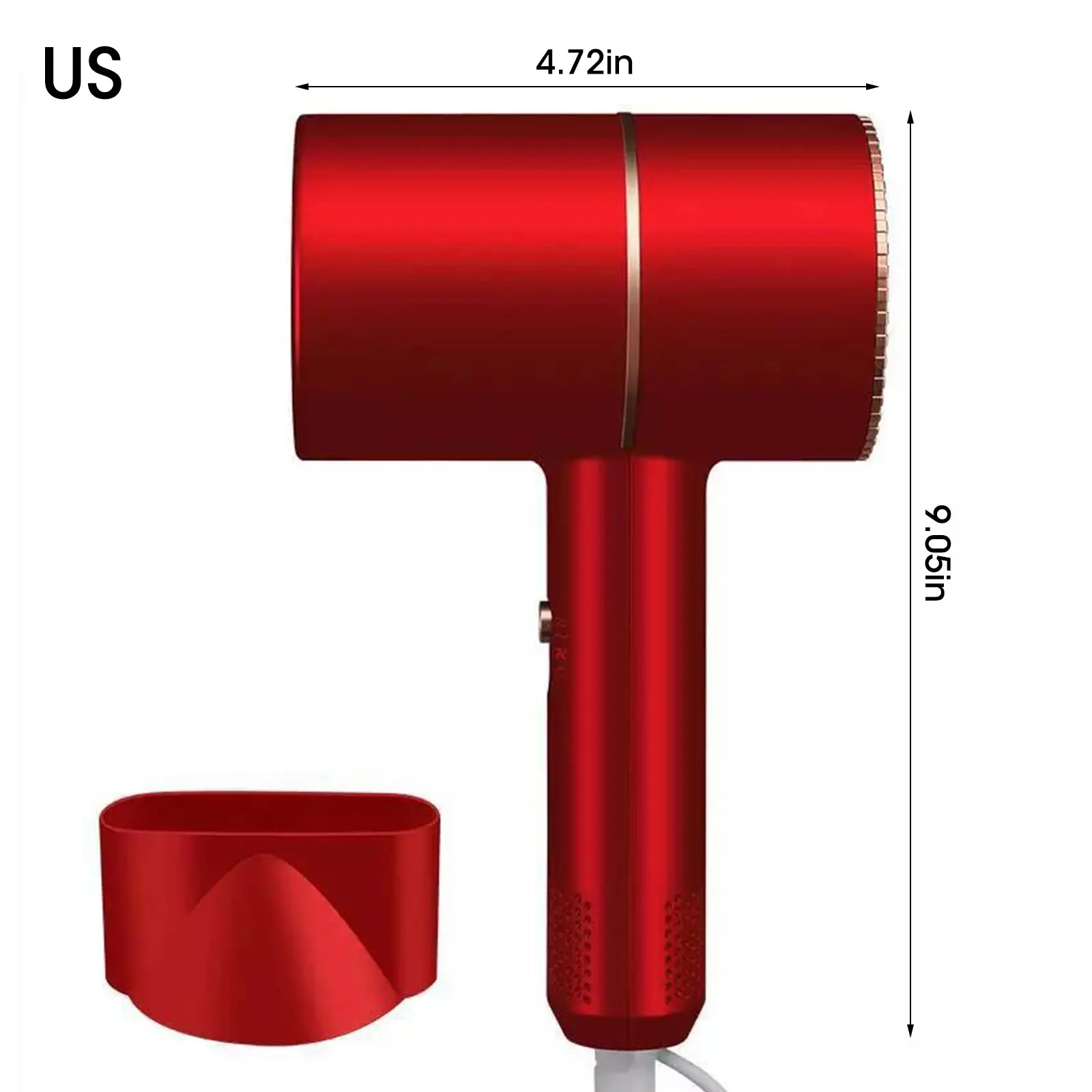 

Hair Dryer Household Hair Dryer Heating And Cooling Air Hair Dryer Household Appliances High Power Blue Light Anion European