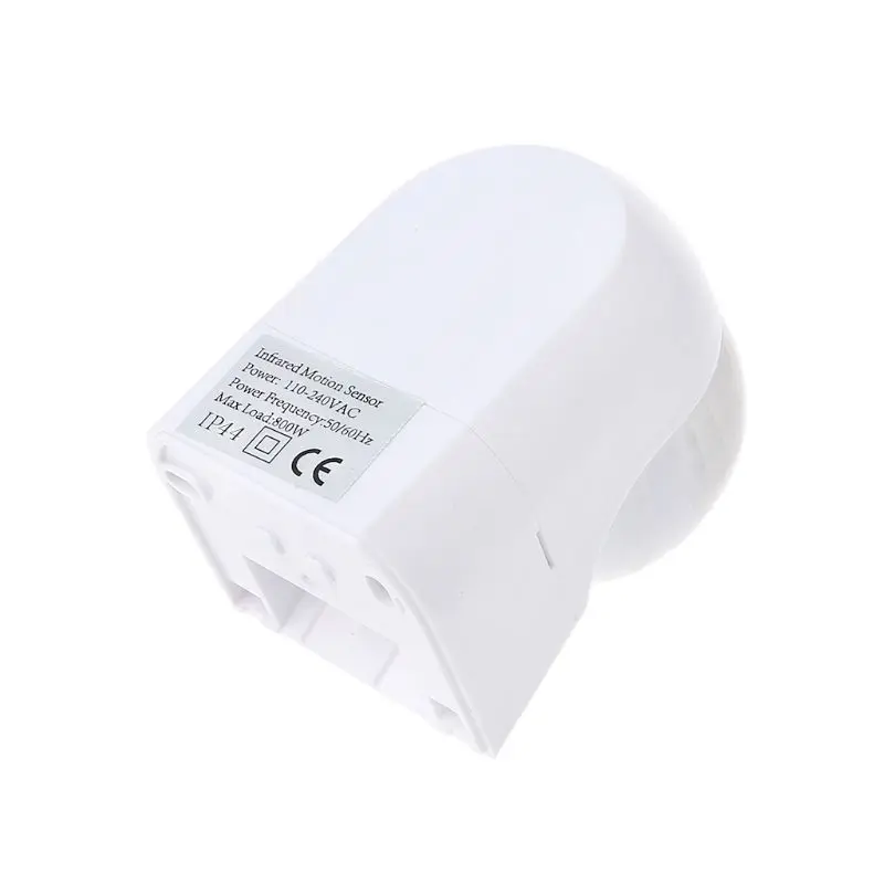 

Infrared Motion Sensor Waterproof PIR Automatic Detector 220V 30m Rotating Outdoor Light Timer QXNF