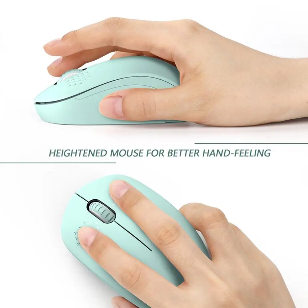 

i210 Mute 2.4G Pink blue Wireless Portable Ergonomic Mouse for Desktop Computer Laptops Bluetooth Mouses