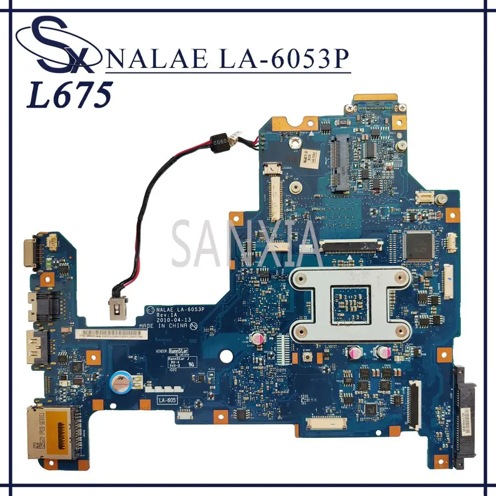 

KEFU LA-6053P Laptop motherboard for Toshiba L675 L670 L670D original mainboard