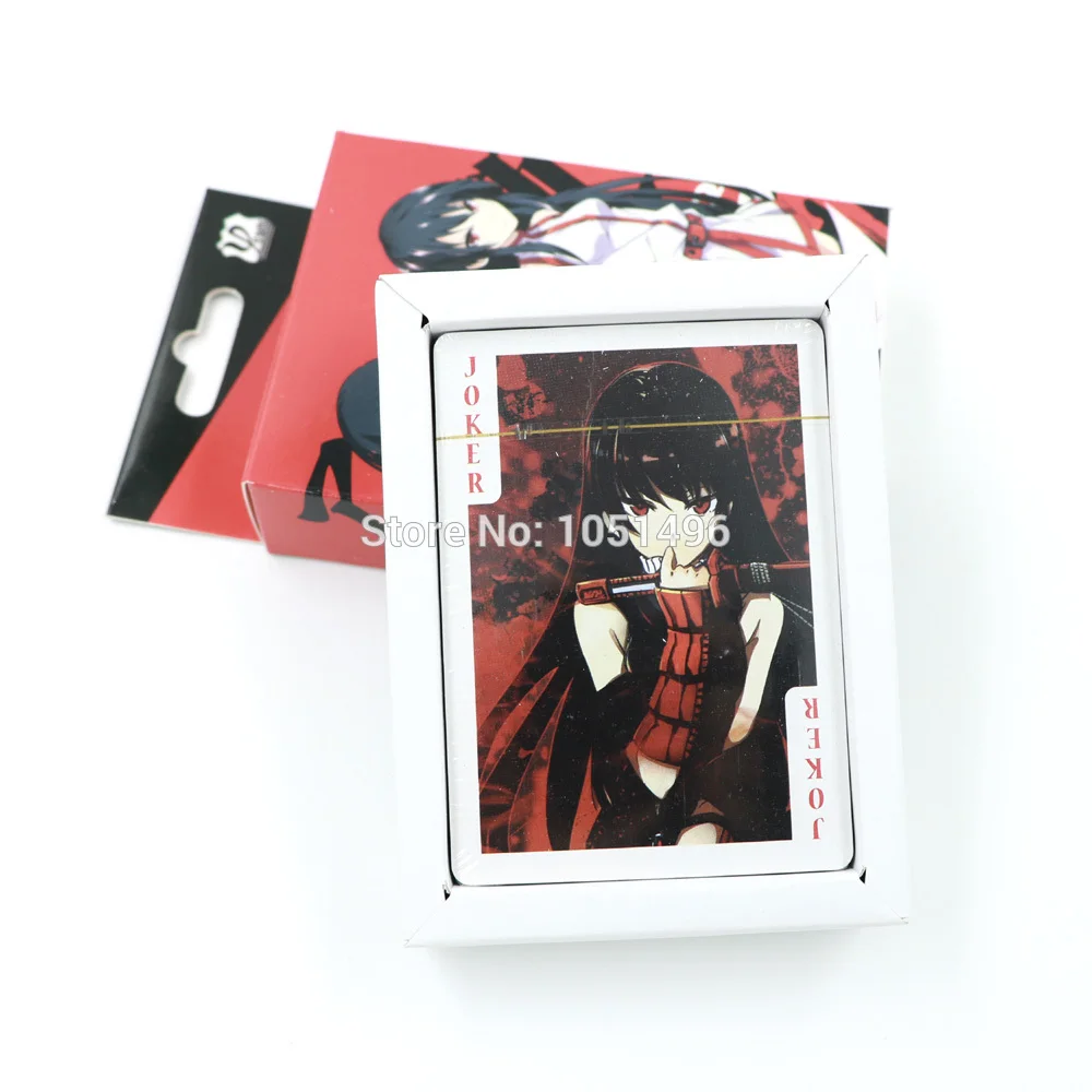 Аниме анимэ Akame ga KILL набор для покера в мультяшном стиле карты/настольные