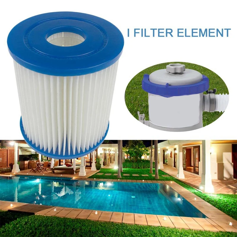 Number I Inflatable Swimming Pool Filter Easy Installation Efficient for Tube Cleaning | Спорт и развлечения