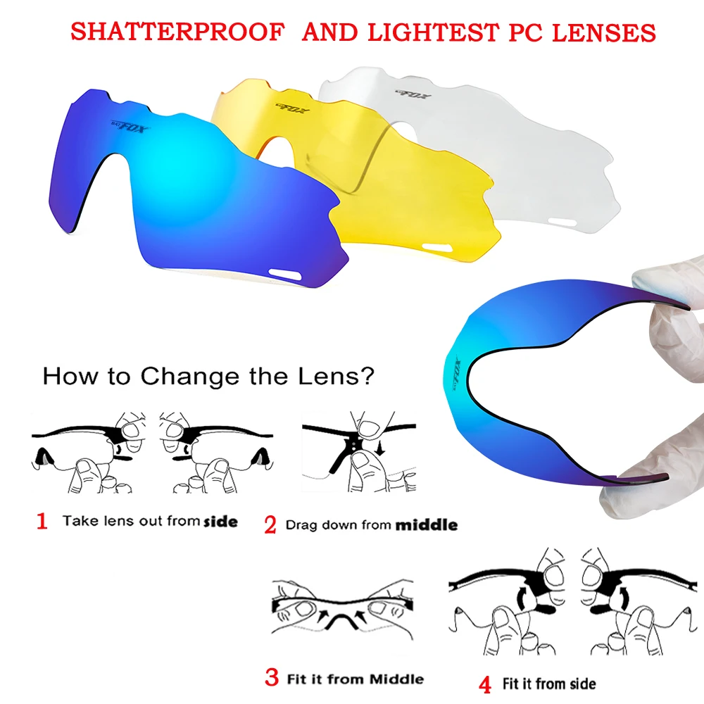 BATFOX поляризационные велосипедные очки для мужчин и женщин мужские спортивные MTB