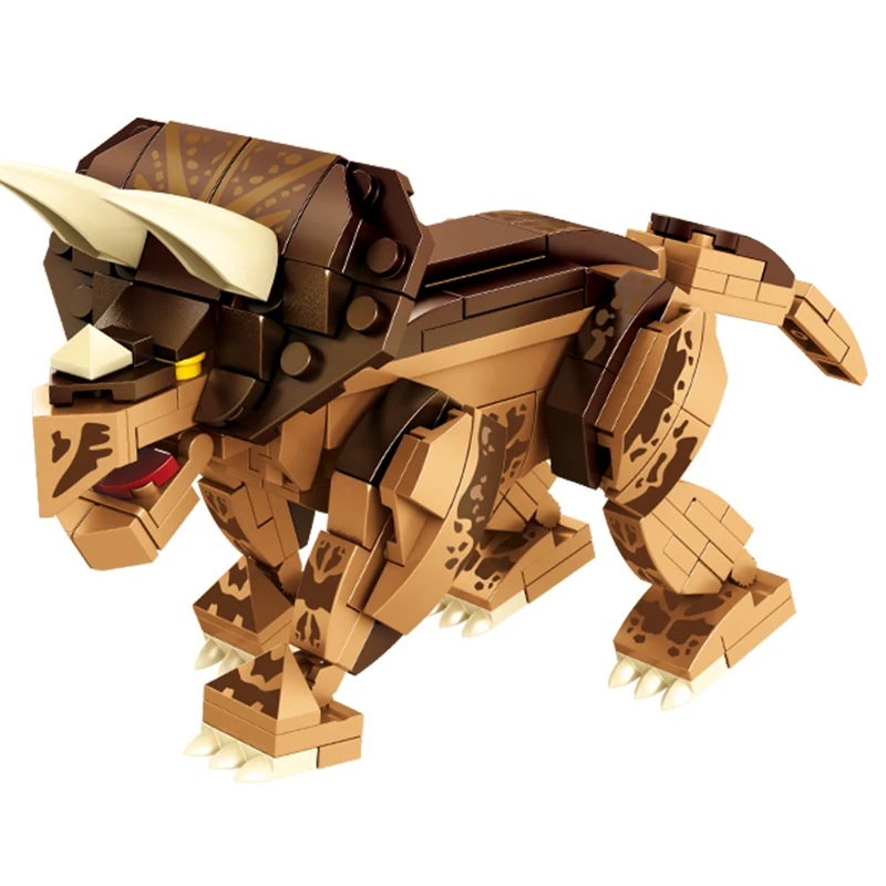 

Urassic Dinosaur Park 3-in-1 DIY Dinosaurs Building Block Kids Toys Creator Action Figures Brick Assemble Kits Technic Kids Toy