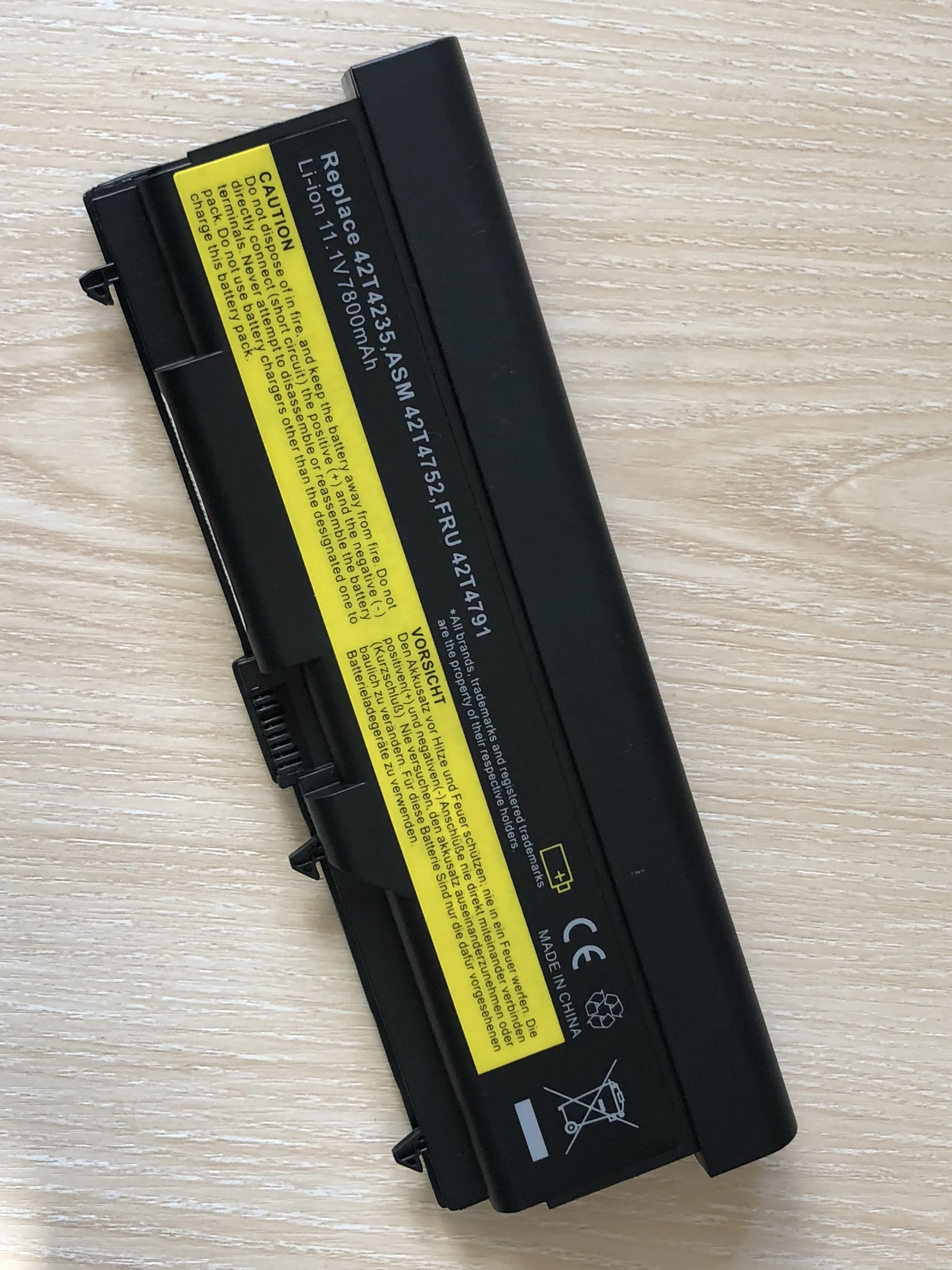Аккумулятор 7800 мАч для ноутбука Lenovo ThinkPad L421 L510 L512 L520 SL410 SL510 T410 T410i T420 T510 T510i T520 T520i W510