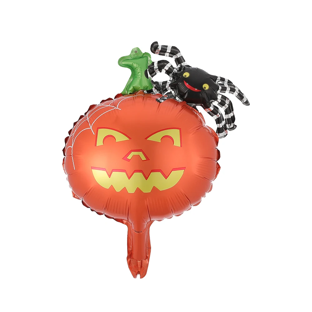 Шары воздушные фольгированные в виде паука летучей мыши ведьмы 10 шт. | Дом и сад