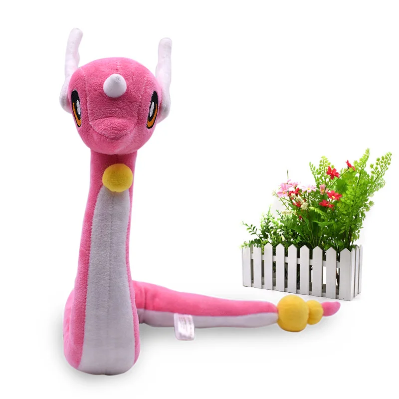 

10 pcs/set Anime Cartoon Doll Dragonair Shiny Peluche Plush Soft Animal Dolls Hot Toys Great Christmas Gift For Children